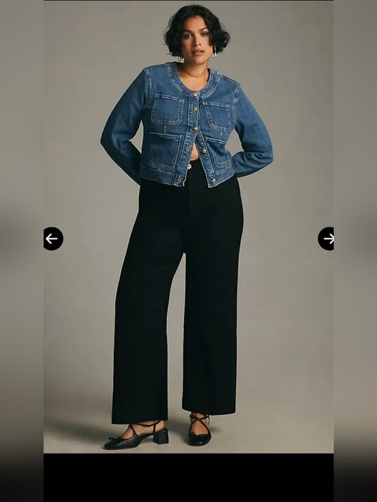 Anthropologie Pants - Maeve Colette High Rise Wide Leg Pants Sz 10P NWT Magic Fabric Has Stretch